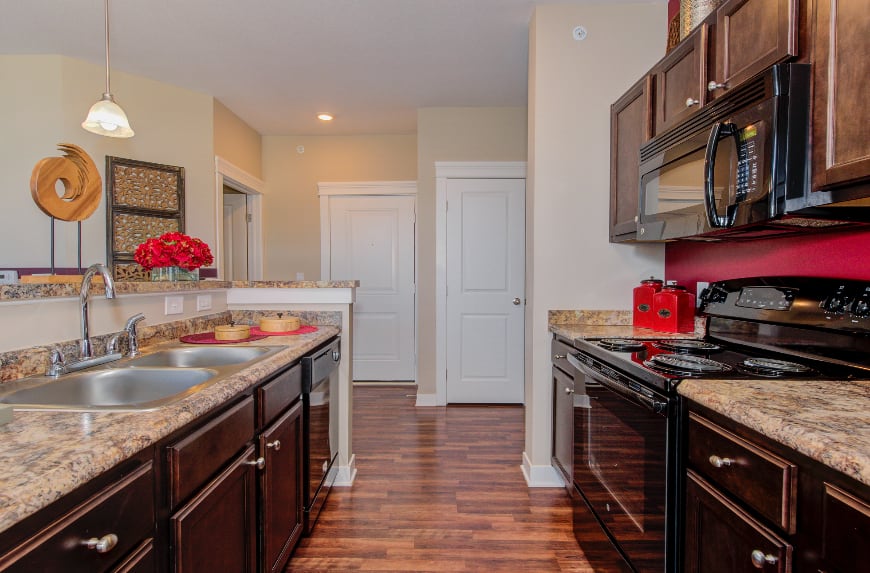 Zionsville model kitchen